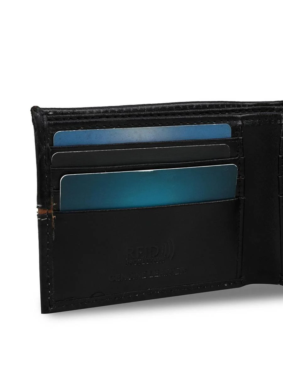 Leather Stripe Wallet — photo 3