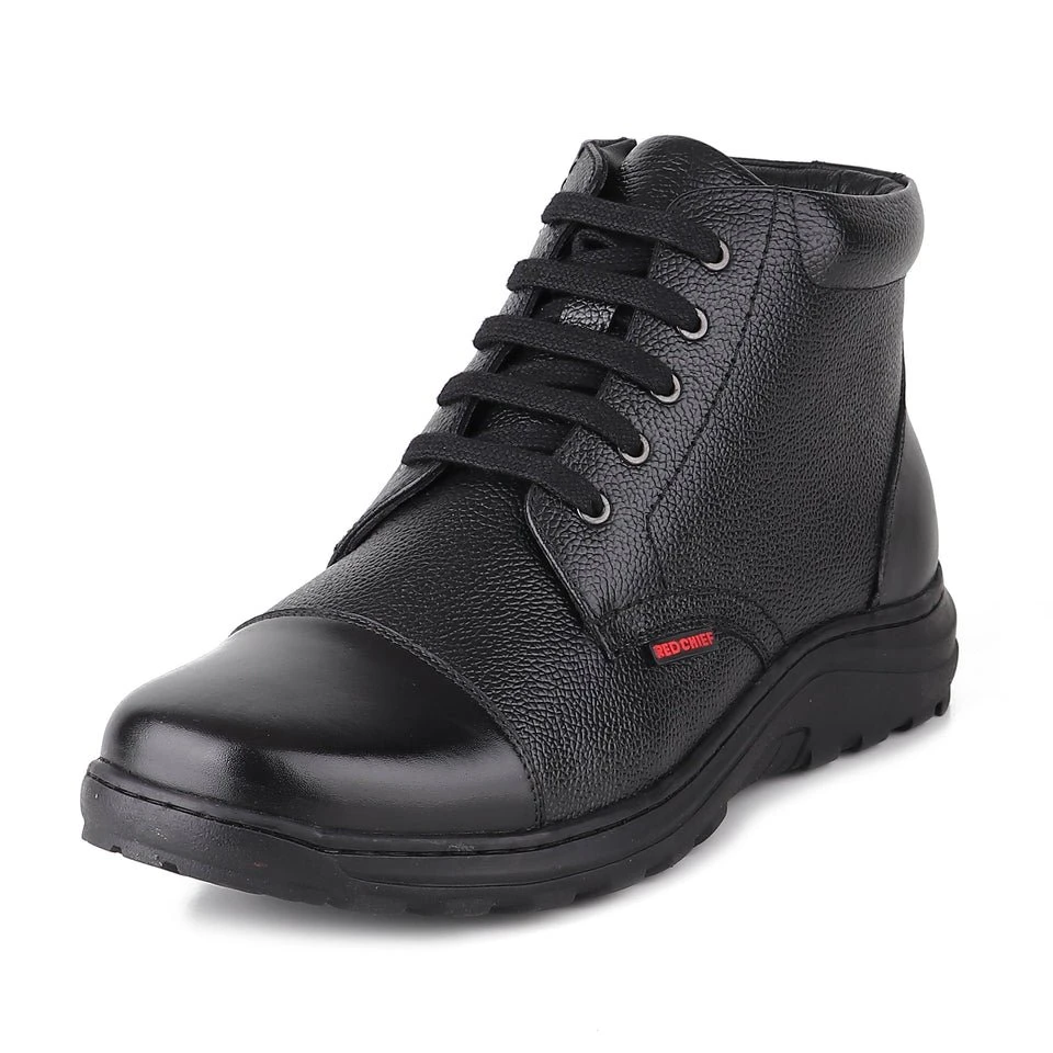 Red Chief Black Formal Boot Shoes — photo 5