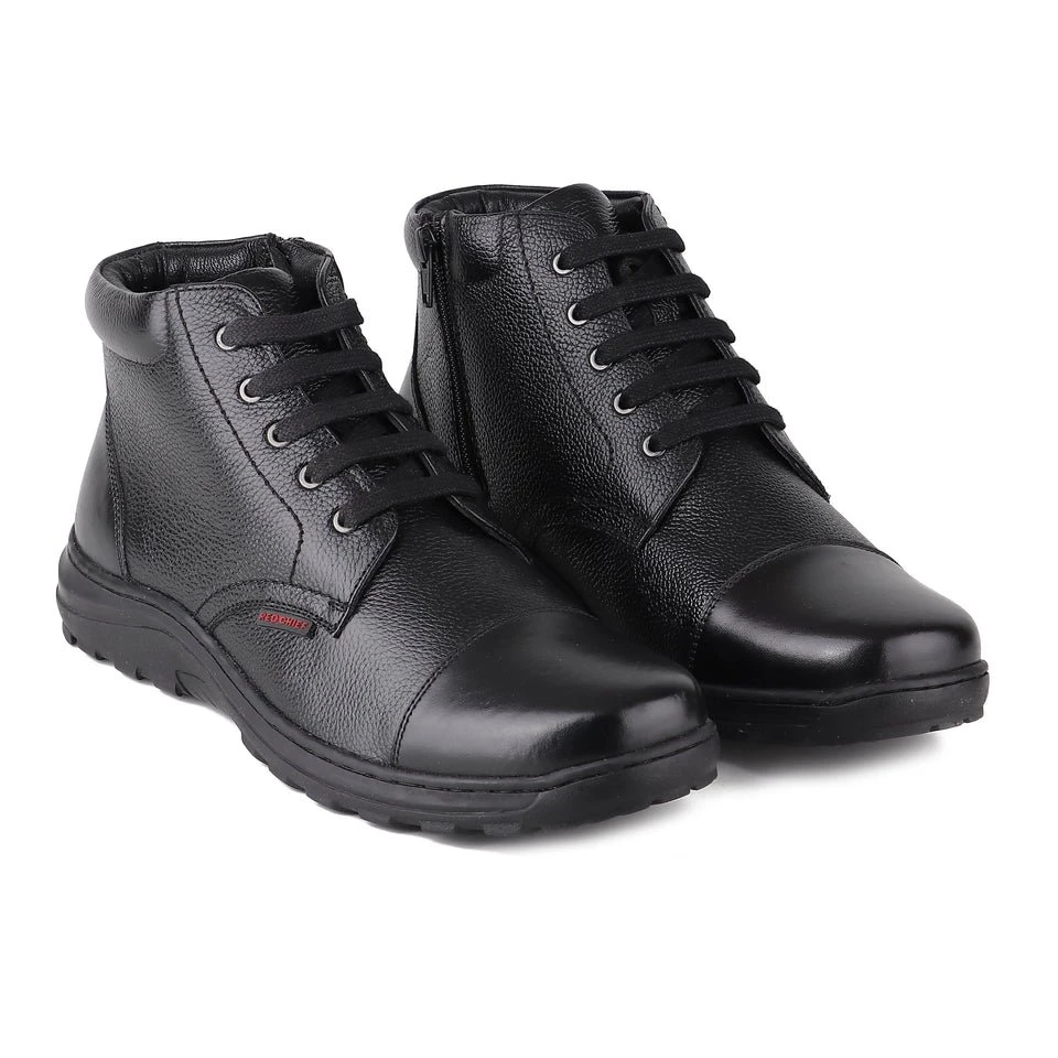 Red Chief Black Formal Boot Shoes — photo 4