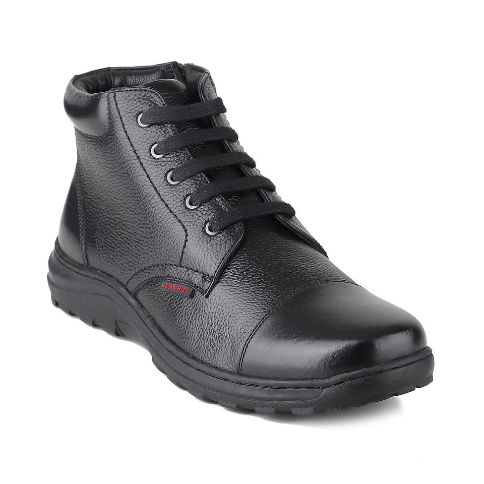 Red Chief Black Formal Boot Shoes — photo 3